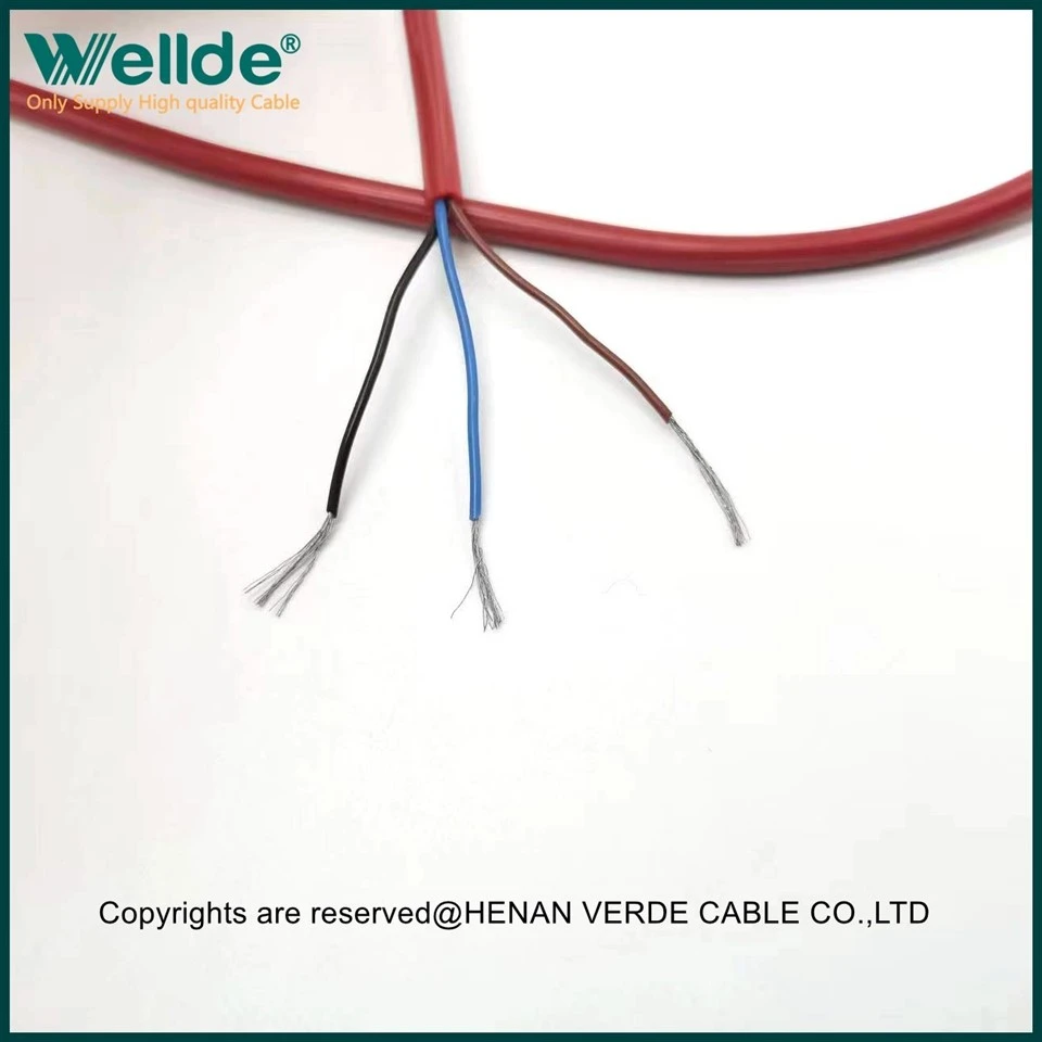 Black 40KV Single Core Tinned Copper Wire Silicone Cable