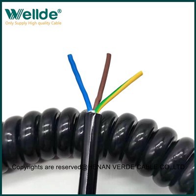 3žilový 1,5mm spirálový kabel