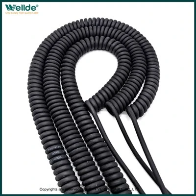 5jádrový PUR spirálový expanzní kabel Signál sběrnice CAN