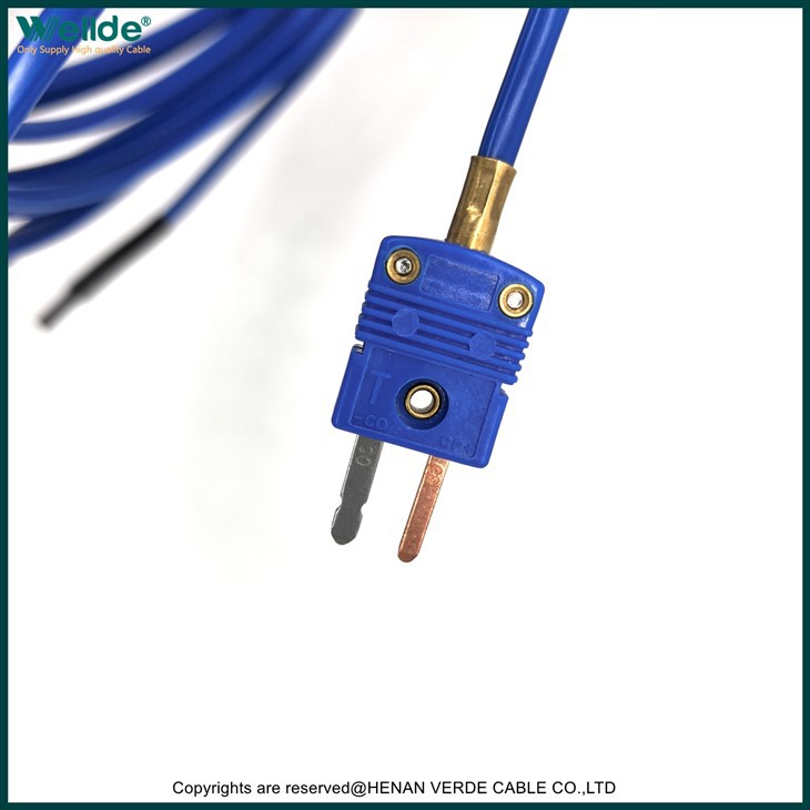 Termočlánkový kabel používaný pro měření teploty
